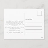 新年のおもしろいハッピーハガキ シーズンポストカード (裏面)