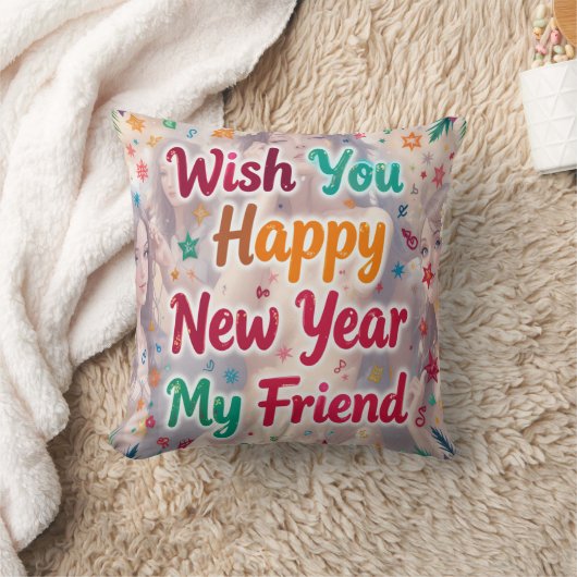 新年のお友達 クッション (ブランケット)