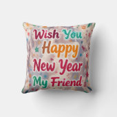 新年のお友達 クッション (裏面)
