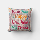 新年のお友達 クッション (正面)