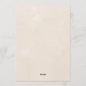 新年のお祝いのご招待 招待状 (裏面)