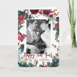 新年のお祝いの写真カード シーズンカード