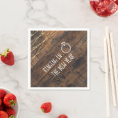 新年のお祝いエンゲージメントパーティ スタンダードカクテルナプキン (インサイチュ)