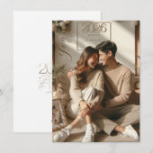新年のお祝いカード | カップルカード シーズンカード (正面/裏面)