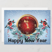 新年のお祝いカード シーズンカード (正面/裏面)