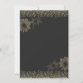 新年のお祝いパーティー招待状 招待状 (裏面)