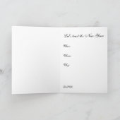 新年のお祝い招待状 シーズンカード (内部)