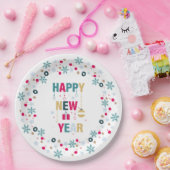 新年のお祝い ペーパープレート (パーティー)