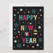 新年のお祝い 招待状 (正面)