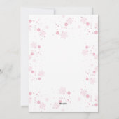 新年のお祝い 馬と桜♡ シーズンカード (裏面)