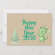 新年のご挨拶カード