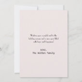 新年のご挨拶カード 招待状 (裏面)