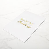 新年のご挨拶 クリスマス ホリデーシーズン カード (回転した状態)