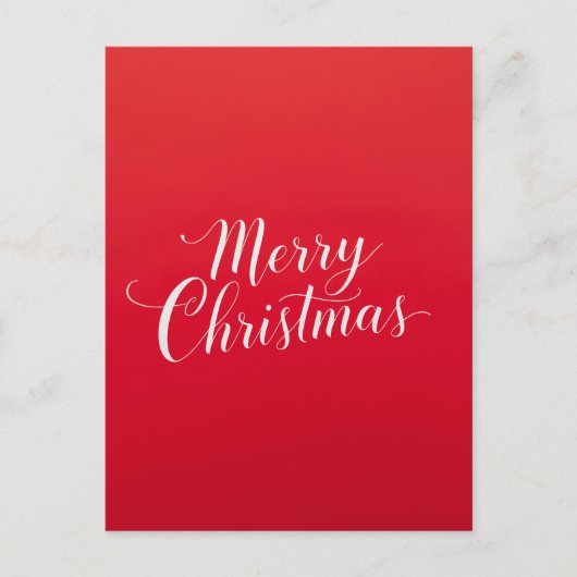 新年のご挨拶 クリスマス ホリデーシーズン カード (正面)