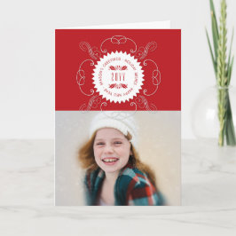 新年のご挨拶 ハッピーニューイヤー シール写真 シーズンカード