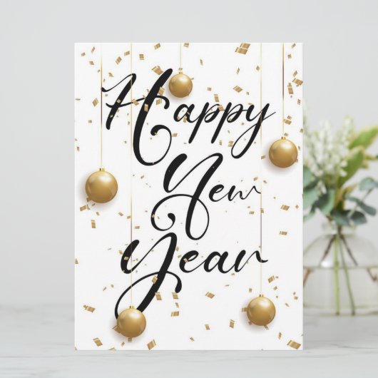 新年のご挨拶 ホリデーカード (スタンド正面)