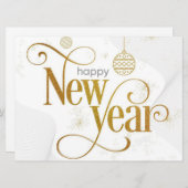 新年のご挨拶 ホリデーカード (正面/裏面)