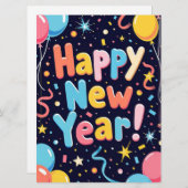 新年のご挨拶  ホリデーカード (正面/裏面)