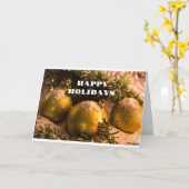 新年のご挨拶・新年おめでとうございます！カード カード (黄色い花)