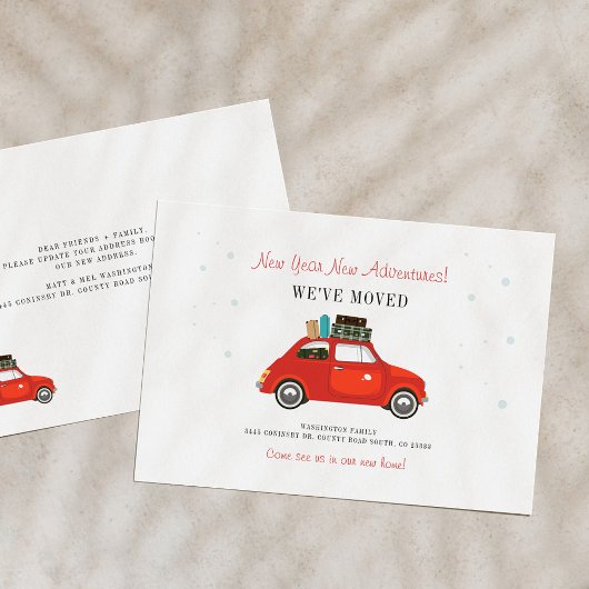 新年のアドベンチャーズの住所の引越し発表