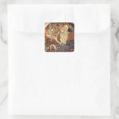 新年のアンティーク父の時間 スクエアシール (バッグ)