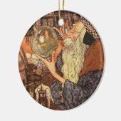 新年のアンティーク父の時間 セラミックオーナメント (左)