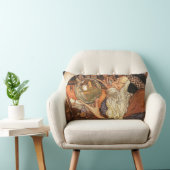 新年のアンティーク父の時間 ランバークッション (椅子)