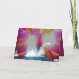 新年のオーロラ・ボレアリスカード サンキューカード