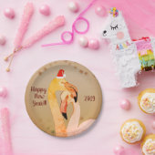 新年のカスタム紙プレート7 in ペーパープレート (パーティー)