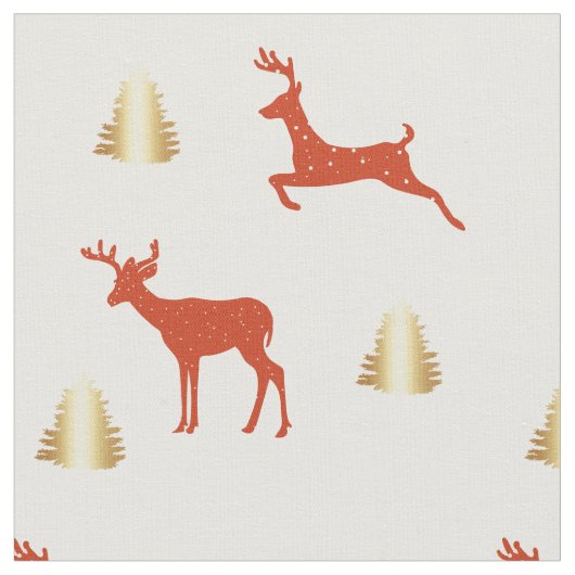 新年のカスタム綿織り（幅56インチ） ファブリック (クローズアップ)