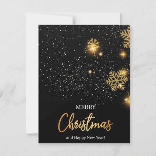 新年のクリスマスカード ノートカード (正面)