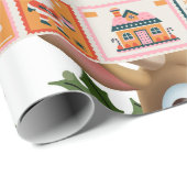 新年のクリスマスラッピング紙 ラッピングペーパー (ロールコーナー)