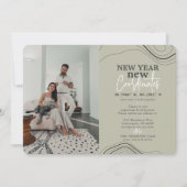 新年のコーディネートPic Green Moving Announcement シーズンカード (正面)