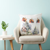 新年のゴールドフォイルフェイクスタイルの休日の写真 クッション (椅子)