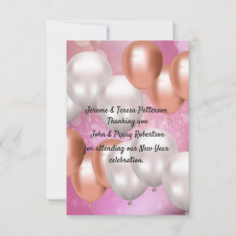 新年のサンキューカード サンキューカード