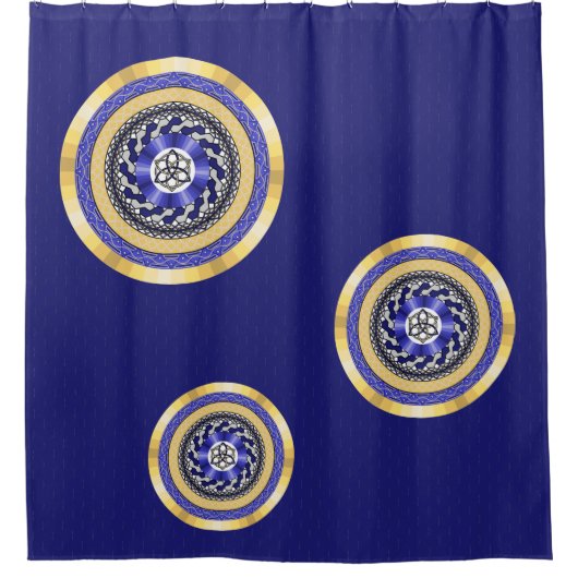 新年のシャワーカーテンの色 シャワーカーテン (正面)