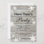 新年のシャンパン招待状 招待状 (裏面)