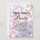 新年のシャンパン招待状 招待状 (裏面)