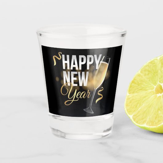新年のショットグラス ショットグラス (正面)
