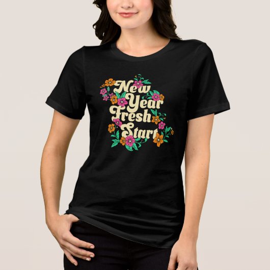 新年のスタート トライブレンドTシャツ (正面)