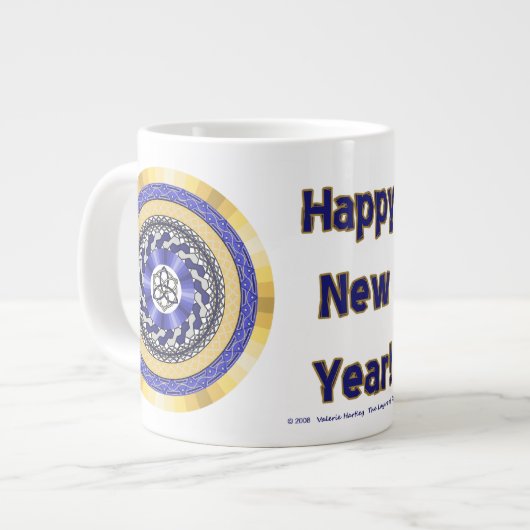 新年のスペシャルティマグカップの色 ジャンボコーヒーマグカップ (正面左)