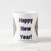 新年のスペシャルティマグカップの色 ジャンボコーヒーマグカップ (正面)