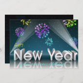 新年のスポットライト 招待状 (正面/裏面)