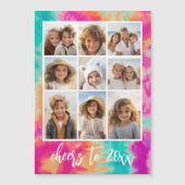 新年のタイダイティール(緑がかった色)70sのVibeへの応援 (正面)