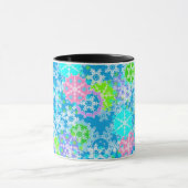 新年のデザイン マグカップ (中央)