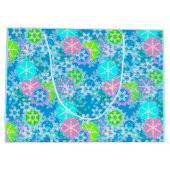 新年のデザイン ラージペーパーバッグ (裏面)