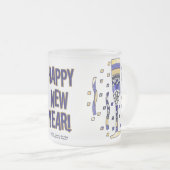 新年のトーストマグ フロストグラスマグカップ (正面右)