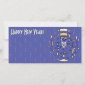 新年のトースト写真カード シーズンカード (正面)