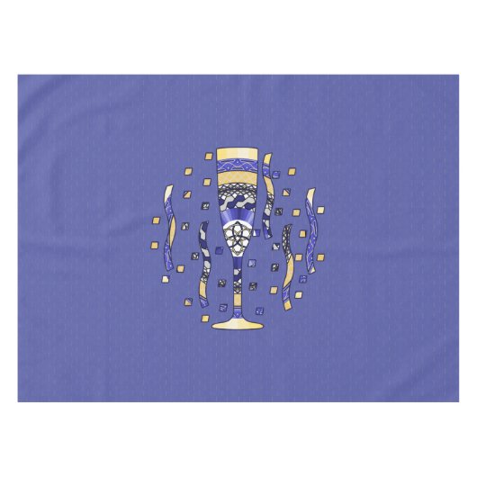 新年のトースト・テーブルクロス テーブルクロス (正面(横))