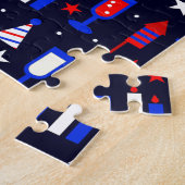 新年のドナルドトランプ ジグソーパズル (側面)